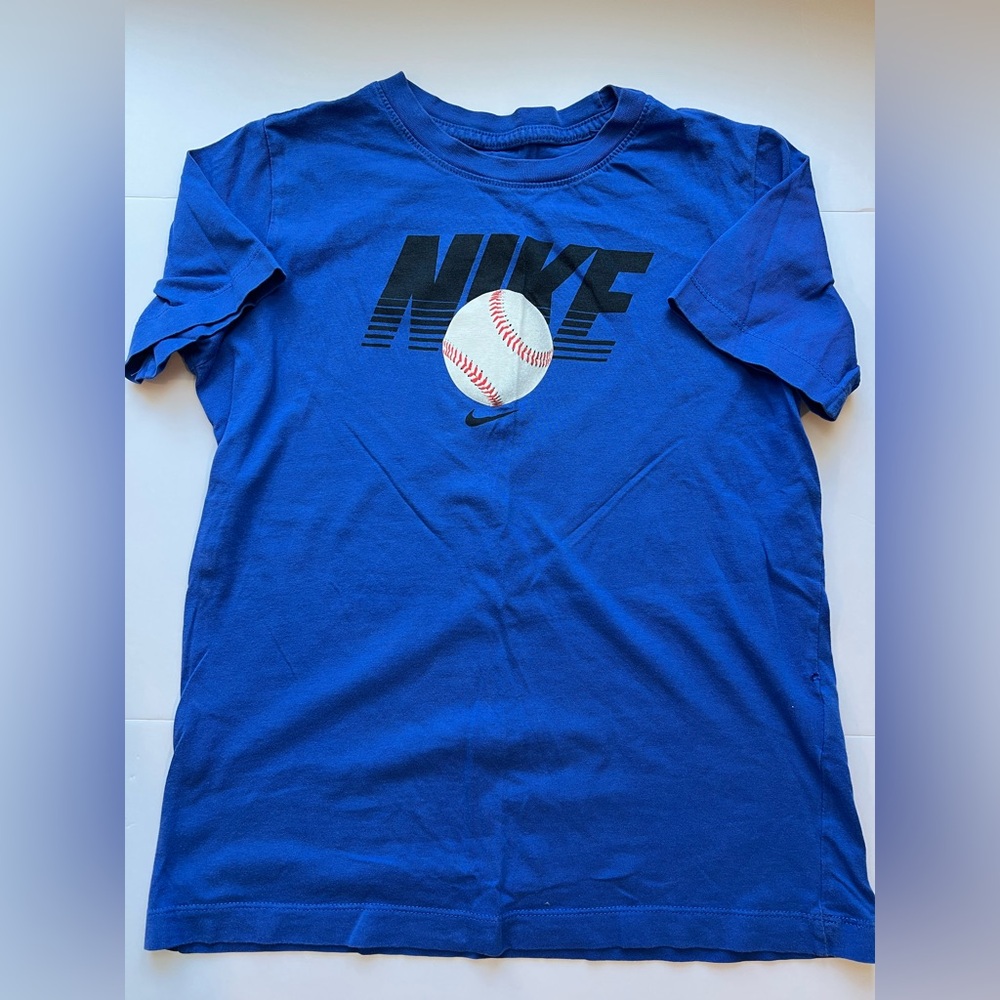 Nike Kids Royal Blue Baseball Tee